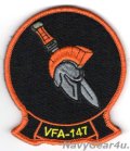 VFA-147 ARGONAUTS部隊パッチ（ベルクロ有無）