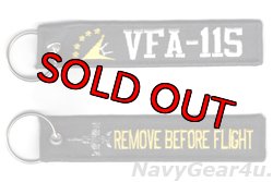 画像1: VFA-115 EAGLES REMOVE BEFORE FLIGHTキーリング（Ver.2）