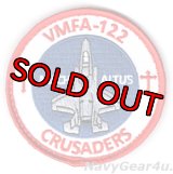 VMFA-122 THE FLYING LEATHERNECKS " CRUSADERS"F-35Bショルダーバレットパッチ（ベルクロ付き）