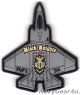 VMFA-314 BLACK KNIGHTS PVC F-35Cショルダパッチ（ベルクロ付き）