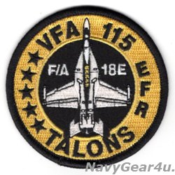 画像1: VFA-115 TALONS F/A-18Eショルダーバレットパッチ（ベルクロ有無）