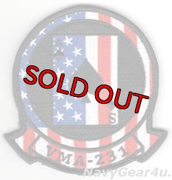 画像1: VMA-231 ACE OF SPADES USA部隊パッチ（建国記念Ver./ベルクロ付き）