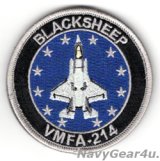 VMFA-214 BLACK SHEEP F-35Bショルダーバレットパッチ（ベルクロ付き）