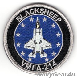 画像1: VMFA-214 BLACK SHEEP F-35Bショルダーバレットパッチ（ベルクロ付き）
