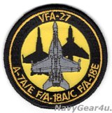 VFA-27 ROYAL MACES部隊創設55周年記念ショルダーバレットパッチ（ベルクロ有無）