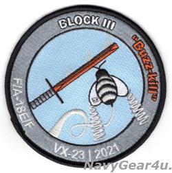 画像1: VX-23 SALTY DOGS F/A-18E/F ブロックIII  運用テストパッチ（ベルクロ有無）
