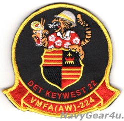 画像1: VMFA(AW)-224 BENGALS NASキーウエスト2022年展開記念部隊パッチ（ベルクロ付き）