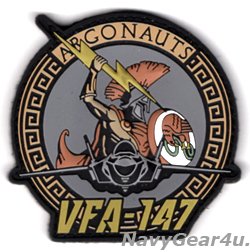 画像1: VFA-147 ARGONAUTS F-35C PVCショルダーパッチ（ベルクロ付き）