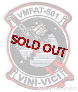 画像1: VMFAT-501 WARLORDS部隊パッチ(XウイングVer./ベルクロ付き）