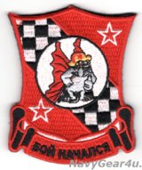 VMFA-312 CHECKER BOARDS RED AIR部隊パッチ（ベルクロ付き）