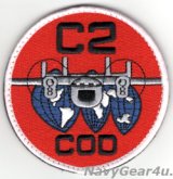 C-2A GREY HOUND THROWBACKショルダーマスコットパッチ（ベルクロ付き）