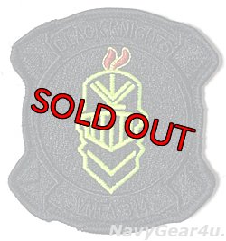 画像1: VMFA-314 BLACK KNIGHTS 部隊パッチ（ブラックアウトVer./ベルクロ付き）