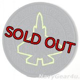 VMFA-314 BLACK KNIGHTS F-35Cショルダーバレットパッチ（ブラックアウトVer./ベルクロ付き）