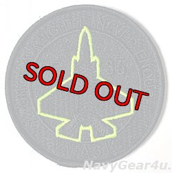 画像1: VMFA-314 BLACK KNIGHTS F-35Cショルダーバレットパッチ（ブラックアウトVer./ベルクロ付き）