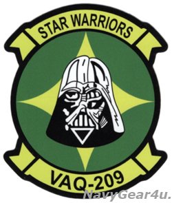 画像1: VAQ-209 STAR WARRIORSステッカー