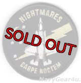 VMFAT-502 NIGHTMARES F-35Bショルダーバレットパッチ（ブラックアウトVer./ベルクロ付き）