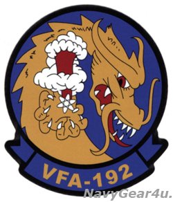 画像1: VFA-192 WORLD FAMOUS GOLDEN DRAGONSステッカー