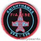 VFA-136 KNIGHTHAWKS "Miami Vice"ショルダーバレットパッチ（ベルクロ付き）