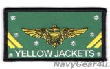 VAQ-138 YELLOW JACKETS HOLIDAY パイロットネームタグ(ベルクロ付き）