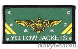 画像1: VAQ-138 YELLOW JACKETS HOLIDAY パイロットネームタグ(ベルクロ付き）