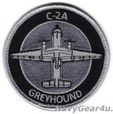 VAW-120 GREYHAWKS C-2A GREYHOUNDショルダーバレットパッチ（ベルクロ有無）