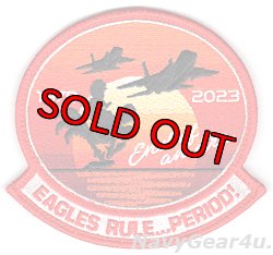 画像1: 18WG/67FS FIGHTING COCKS 2023年部隊解散/F-15C運用終了記念パッチ（ベルクロ付き）