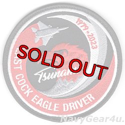 画像1: 18WG/67FS FIGHTING COCKS 2023年F-15C運用終了記念EAGLE DRIVERパッチ（ベルクロ付き）