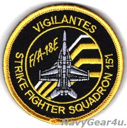 画像1: VFA-151 VIGILANTES F/A-18Eショルダーバレットパッチ（NEW Ver./ベルクロ付き）