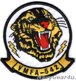 画像1: VMFA-542 TIGERS部隊パッチ（ベルクロ有無）