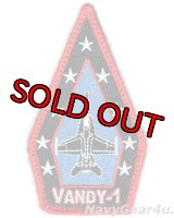 VX-9 VAMPIRES "VANDY-1"F/A-18Fショルダーパッチ（ベルクロ付き）