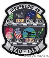 VAQ-135 BLACK RAVENS 2023年三沢PACOM DEPLOYMENT部隊パッチ（ベルクロ有無）