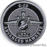 VAW-120 GREYHAWKS E-2D ADVANCED HAWKEYEショルダーバレットパッチ（ベルクロ付き）