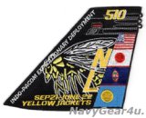 VAQ-138 YELLOW JACKETS INDO-PACOM遠征展開SEP21-JUNE22記念パッチ（Ver.2）