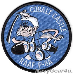 画像1: オーストラリア空軍 No.11Sqn "COBALT CASTLE"パッチ（Ver.1/ベルクロ有無）
