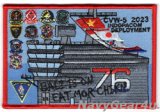 CVW-5/CVN-76ウエストパッククルーズ2023 INDOPACOMディプロイメント記念パッチ