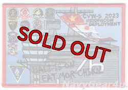 画像1: CVW-5/CVN-76ウエストパッククルーズ2023 INDOPACOMディプロイメント記念パッチ