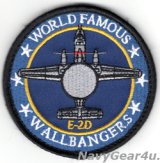 VAW-117 WALLBANGERS E-2Dショルダーバレットパッチ（ベルクロ付き）