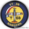 VT-28 RANGERS T-6BテキサンII ショルダーバレットパッチ（ベルクロ付き）