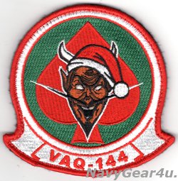 画像1: VAQ-144 MAIN BATTERY HOLIDAY部隊パッチ（ベルクロ付き）