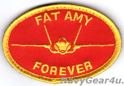 画像1: U.S.NAVY F-35C "FAT AMY FOREVER"ショルダーパッチ（ベルクロ付き）