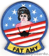 U.S.NAVY F-35C "FAT AMY"ショルダー・マスコットパッチ（ベルクロ付き）