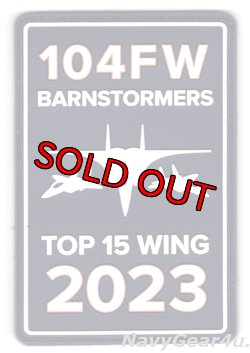 画像1: マサチューセッツANG 104FW/131FS "BARNESTORMERS" WILLIAM TELL 2023"TOP F-15 WING"受賞記念PVCパッチ（ベルクロ付き）