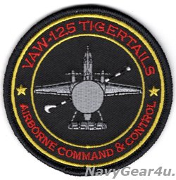 画像1: VAW-125 TIGERTAILS E-2Dショルダーバレットパッチ（ベルクロ有無）