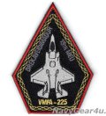 VMFA-225 VIKINGS 15th MEU/LHD-4ボクサー2024クルーズ記念F-35Bショルダーパッチ（ベルクロ付き）
