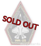 VMFA-225 VIKINGS 15th MEU/LHD-4ボクサー2024クルーズ記念F-35Bショルダーパッチ（ベルクロ付き）