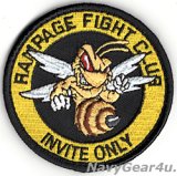 VAQ-138 YELLOW JACKETS RAMPAGE FIGHT CLUB ショルダーバレットパッチ（ベルクロ有無）