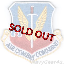 画像1: USAF AIR COMBAT COMMAND部隊パッチ（ベルクロ付き）