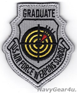 画像1: USAF WEAPONS SCHOOL GRADUATEパッチ（ベルクロ付き）