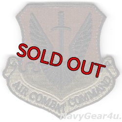 画像1: USAF AIR COMBAT COMMAND部隊パッチ（OCPカラー/ベルクロ付き）