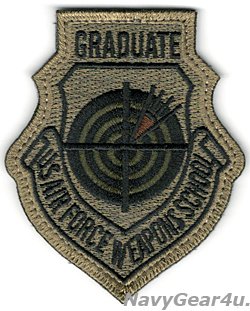 画像1: USAF WEAPONS SCHOOL GRADUATEパッチ（OCPカラー/ベルクロ付き）